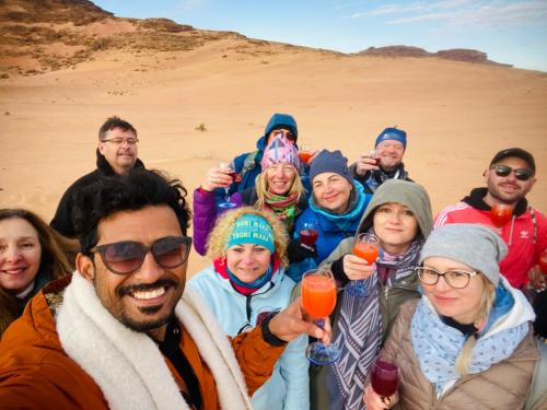 Επισκέπτες που μένουν στο Panorama Wadi Rum