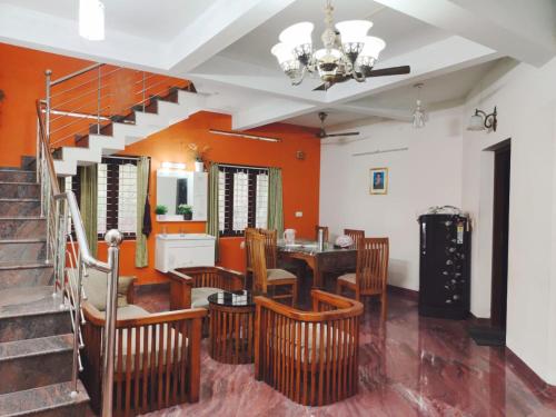 Χώρος καθιστικού στο White Sands Homestay