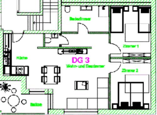 a floor plan of a house at Franzl Hof Zorell in Ravensburg