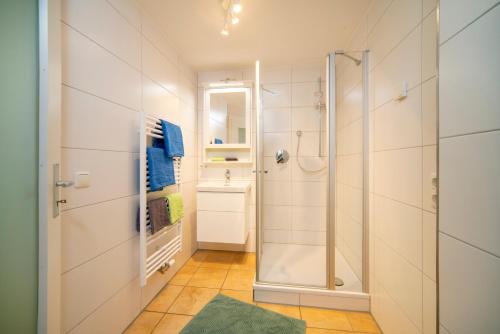 Koupelna v ubytování Apartment - Wohnung Memmingen Nr. 2
