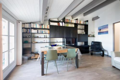 Posezení v ubytování Appartement Ombrine