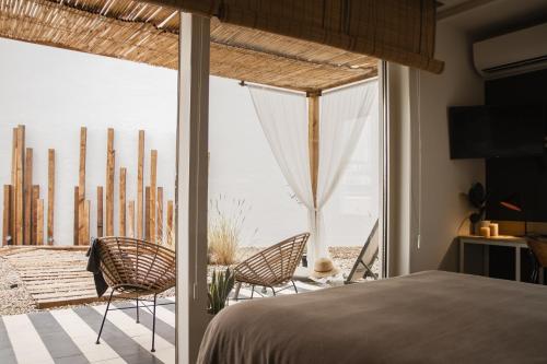 A bed or beds in a room at room Select Tetuán