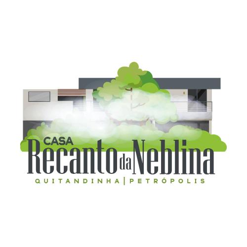 彼得羅波利斯的住宿－Casa Recanto da Neblina，云 ⁇ 的建筑物的 ⁇ 染