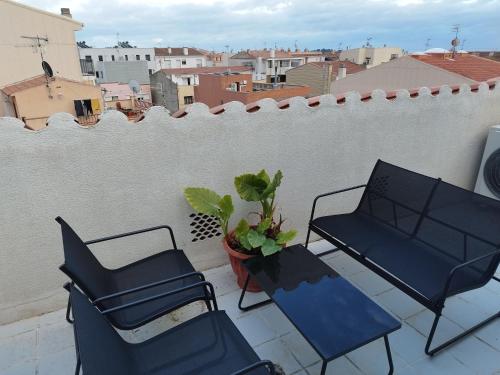 Μπαλκόνι ή βεράντα στο LOFT A RODA DE BERÀ