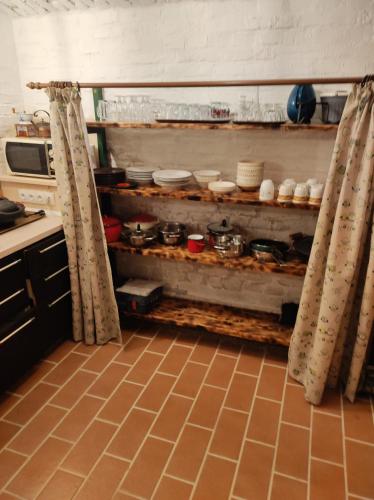 Η κουζίνα ή μικρή κουζίνα στο Chostello Ecomis Clasik