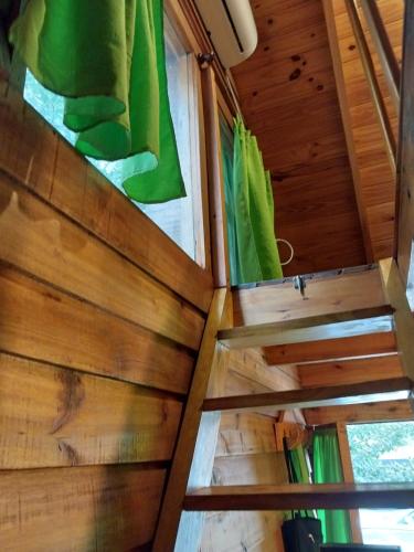 a view of the inside of a tiny house at La Cabaña in Tandil