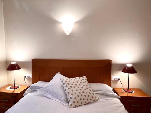 Ένα ή περισσότερα κρεβάτια σε δωμάτιο στο Apartament Boet - Ainet de Cardós - L'Amfitriona