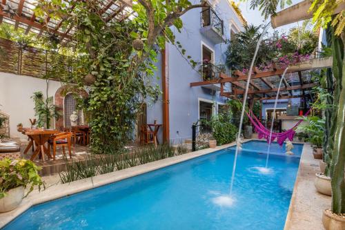 Bazén v ubytování Le Muuch Hotel Boutique nebo v jeho okolí