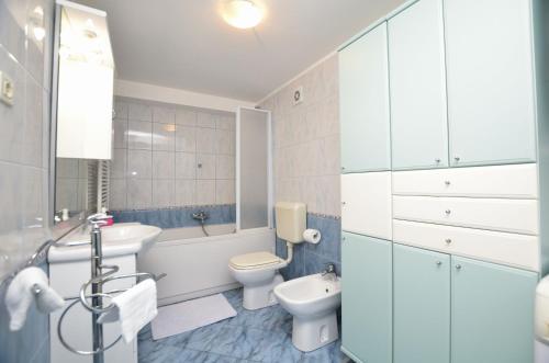 Koupelna v ubytování Apartment Visnja