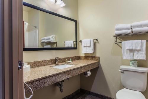 Ένα μπάνιο στο Cobblestone Hotel & Suites - Hutchinson