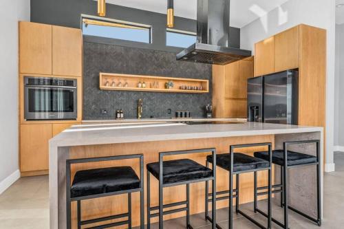 Cuisine ou kitchenette dans l'établissement Mountain View Paradise
