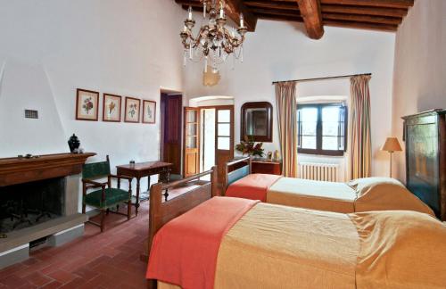 En eller flere senge i et værelse på Casavecchia 8