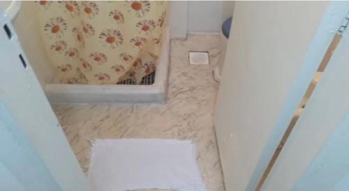 uma pequena casa de banho com WC e chuveiro em Apê Minimalista Melhor do Centro Self check-in no Rio de Janeiro