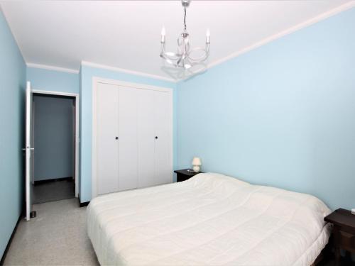 En eller flere senge i et værelse på Appartement Banyuls-sur-Mer, 2 pièces, 4 personnes - FR-1-309-102