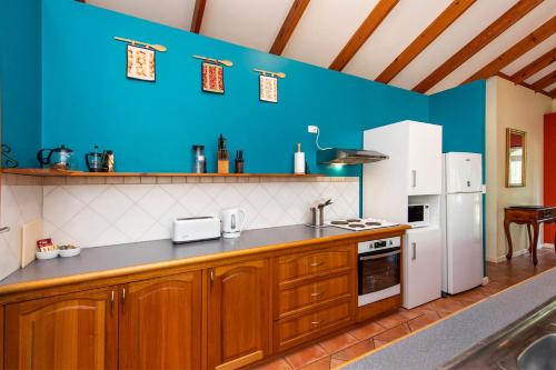 Dapur atau dapur kecil di Holiday on the Terrace