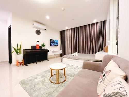 Χώρος καθιστικού στο LAMI homestay - Căn hộ nghỉ dưỡng thư giãn và thú vị