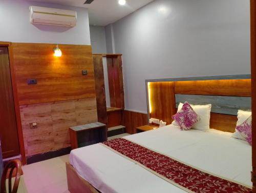 Postel nebo postele na pokoji v ubytování Hotel City Park