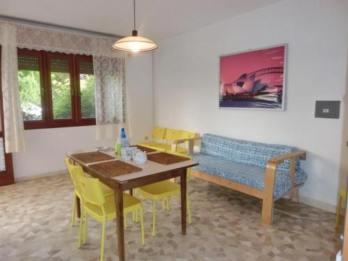 A seating area at Adorable Villa for 8 people close to the sea
