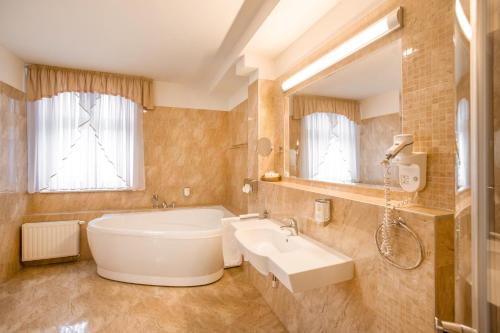 Kúpeľňa v ubytovaní Hotel Ambasadorski Rzeszów