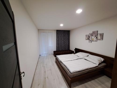 a bedroom with two beds in a room at Maria in Poprad