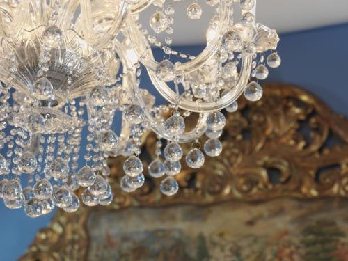 a close up of a chandelier at Aranwa Cusco Boutique Hotel in Cusco