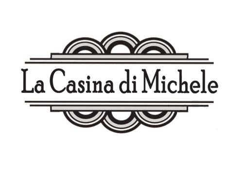 un logo en blanco y negro para la casa del mielride en La Casina di Michele a Napoli, en Nápoles