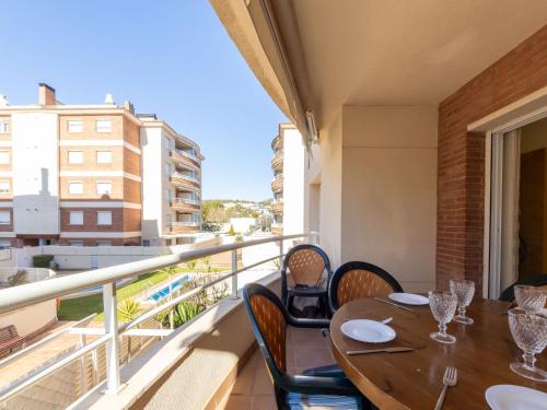 Balkón alebo terasa v ubytovaní Apartment Carner by Interhome