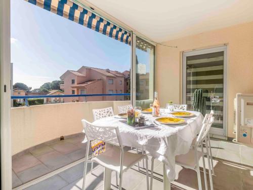 Balkón alebo terasa v ubytovaní Apartment Le Promethée by Interhome