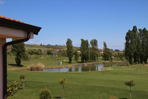 a view of a river from a house at Prati di Maja B&B in Miglianico