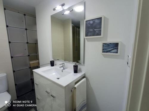 Koupelna v ubytování Apartamento playa