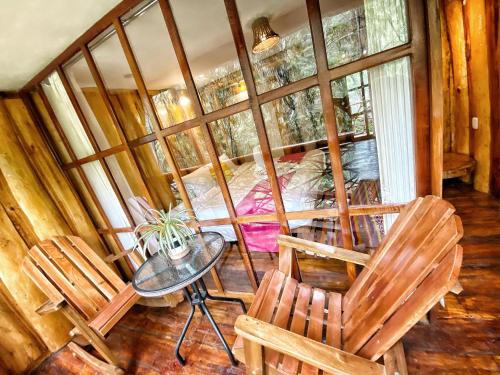 Гостиная зона в Eco Quechua Lodge