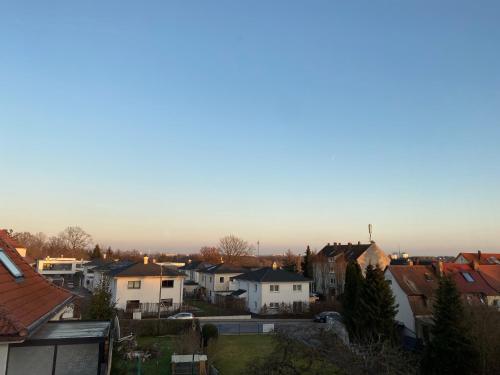 a view of a city with houses at Ferienhaus-Zirndorf in Zirndorf