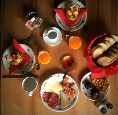 Mad på bed and breakfast-stedet eller i nærheden