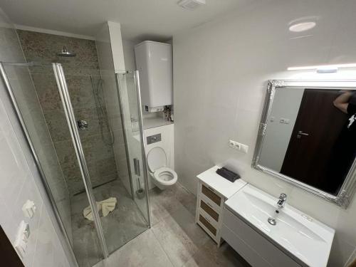 A bathroom at LUX apartmany Romantika CHOPOK 7, 19