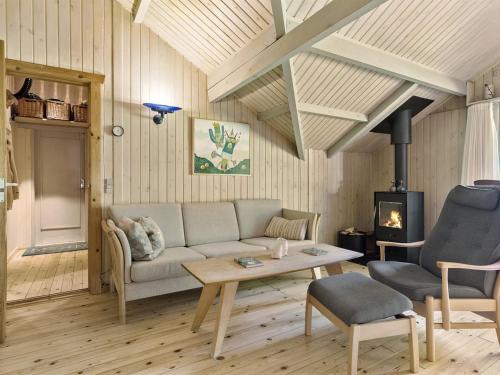 A seating area at Holiday Home Iskra - 900m from the sea in NW Jutland by Interhome