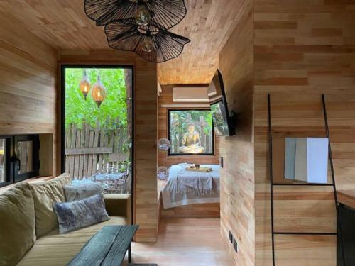 Ένα ή περισσότερα κρεβάτια σε δωμάτιο στο La Casita- imawi