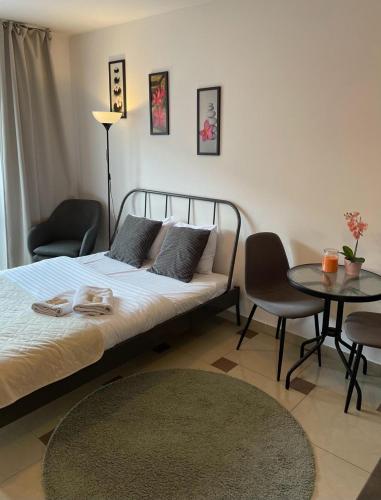 Postel nebo postele na pokoji v ubytování Bubble Hostel