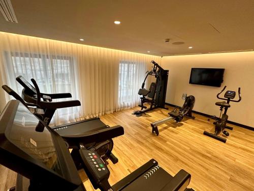 Fitness centrum a/nebo fitness zařízení v ubytování Best Western Plus Crystal, Hotel,Bar & Spa