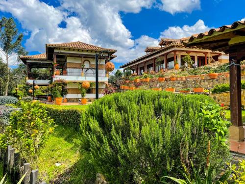 Zahrada ubytování Posada María del Carmen