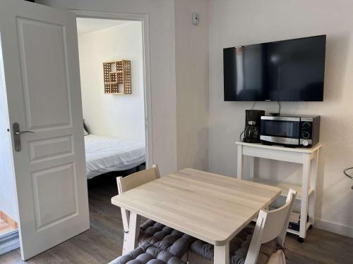 Studio Cabine avec Parking Proche Plage