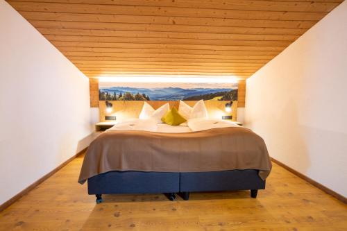 Ένα ή περισσότερα κρεβάτια σε δωμάτιο στο Ferienhaus Olympia