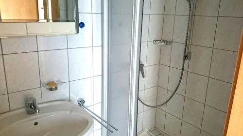 Koupelna v ubytování Haus Rottauenblick