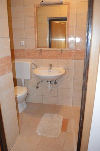Bilik mandi di Rooms Aračić