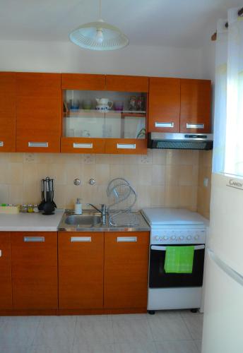 Η κουζίνα ή μικρή κουζίνα στο Apartman Anita