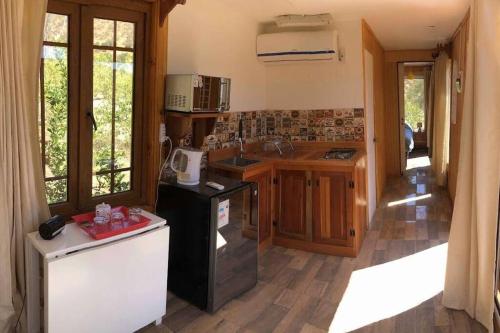 Kjøkken eller kjøkkenkrok på Altos de Curacavi