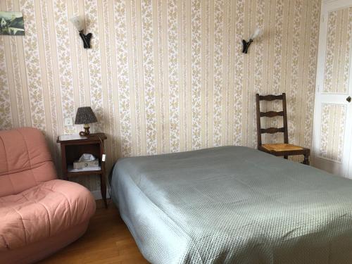 Posteľ alebo postele v izbe v ubytovaní Chambre 3 double dans un appartement