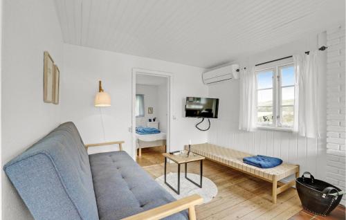 Μια τηλεόραση ή/και κέντρο ψυχαγωγίας στο Holiday Home Fanø 7
