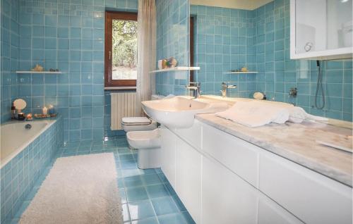 Et badeværelse på Villa Lago Dei Cigni
