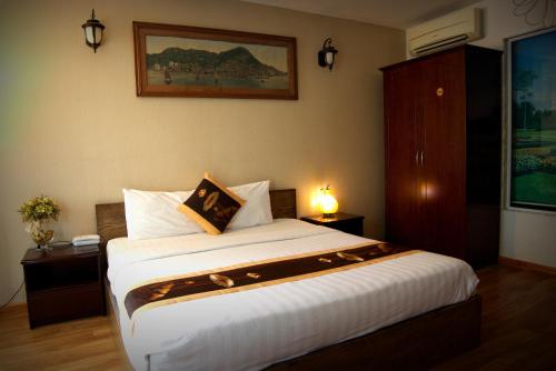 Katil atau katil-katil dalam bilik di Saigon Amigo Hotel