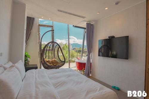 Ένα ή περισσότερα κρεβάτια σε δωμάτιο στο Star Deco Resort